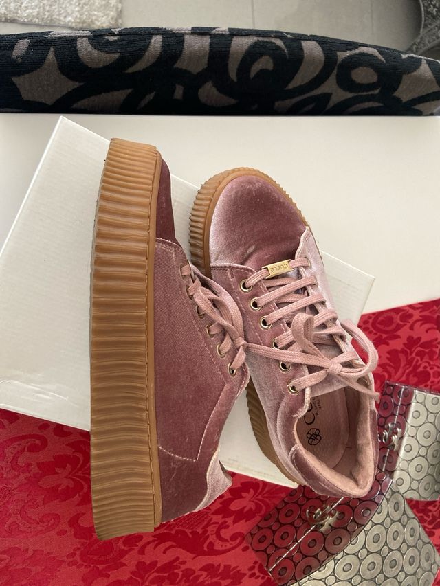 Bamba Carrillera Velvet Rosa Taglia 37