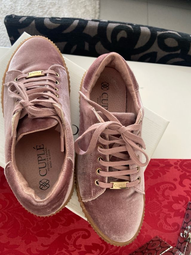 Bamba Carrillera Velvet Rosa Taglia 37