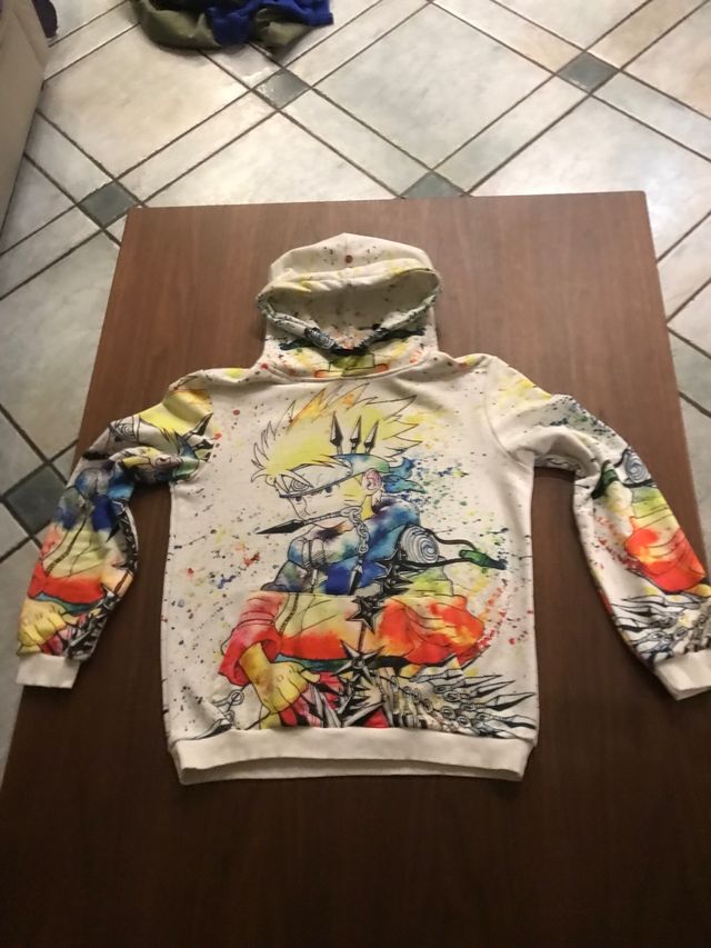 Felpa con stampa Naruto