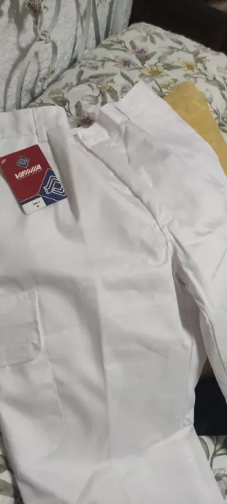 Pantalón de pintor VEIIA blanco talla M