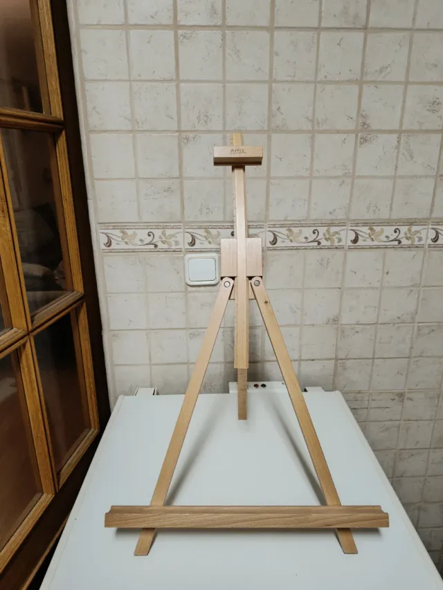 Atril de madera para pintar