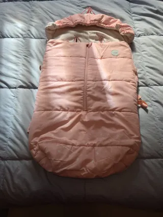 Saco de coche Tuc Tuc rosa estrellas