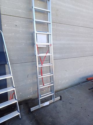 Escalera aluminio 2 tramos EN131