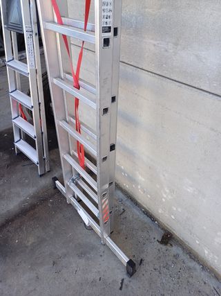 Escalera aluminio 2 tramos EN131