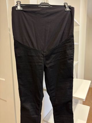 Vaquero premamá negro