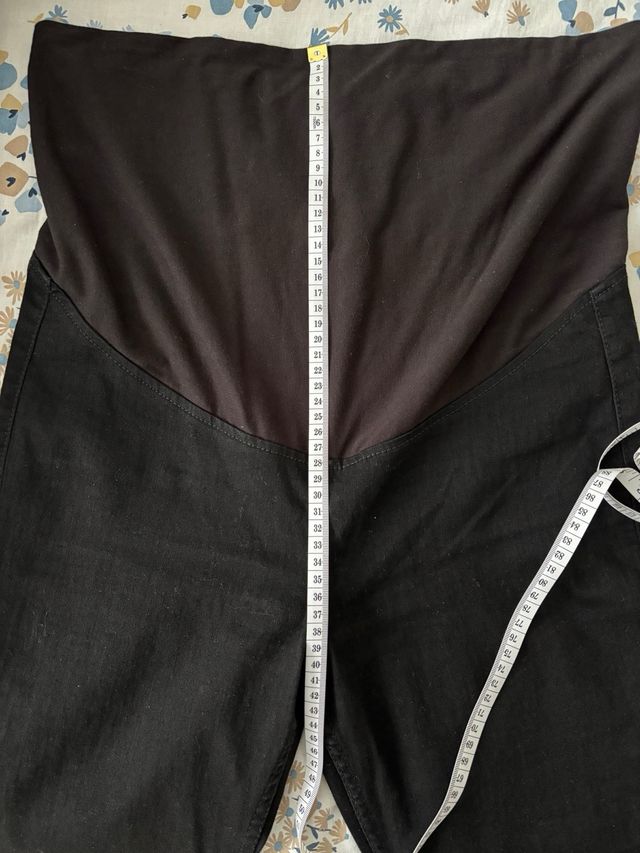 Vaquero premamá negro