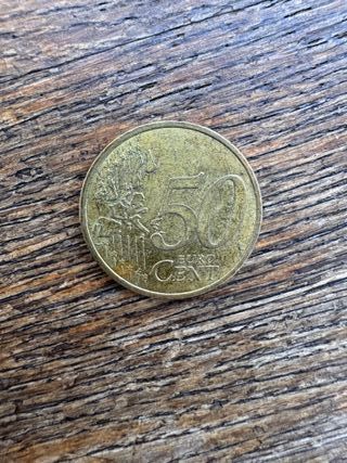 Moneda 50 céntimos Euro Francia 1999