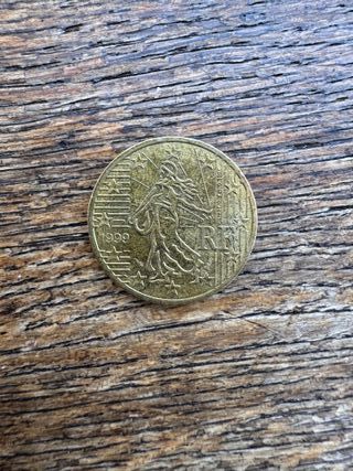 Moneda 50 céntimos Euro Francia 1999