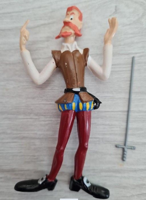 Blíster con figuras Don Quijote Sancho Panza 1979