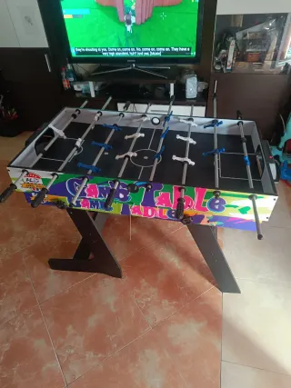 Futbolín Multijuegos: Billar, Air Hockey