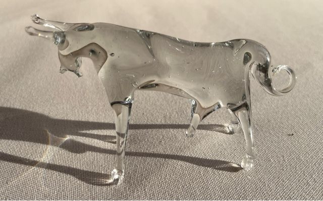 3 Toros y 1 Caballo de Cristal de Murano