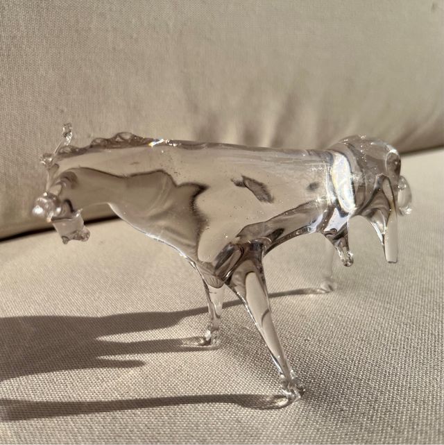 3 Toros y 1 Caballo de Cristal de Murano