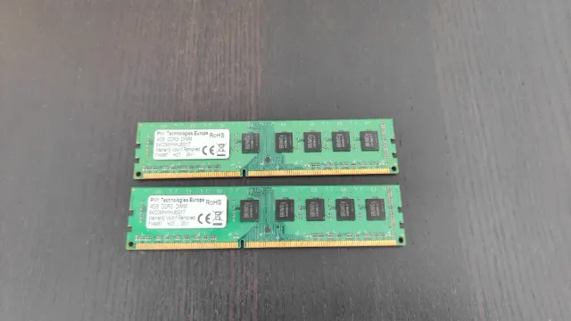 2x PNY 4GB DDR3 RAM Módulos