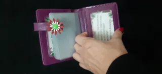 Portadocumenti ecopelle fatto a mano