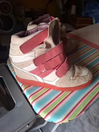 Bambas Diesel Beige y Rosa