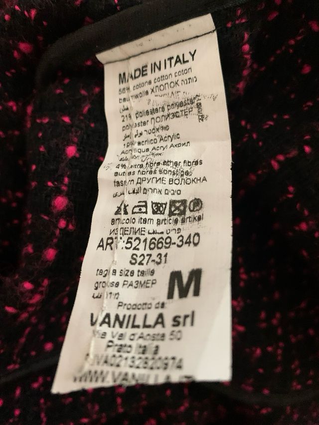 Giacca oversize doppiopetto  sfoderata