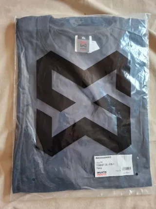 Camiseta Trabajo Manga Larga Negra Wurth Talla XL