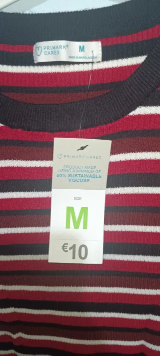 Jersey rayas Primark Talla M