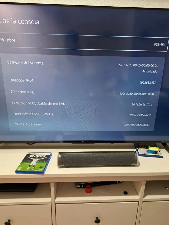 Consola PlayStation 5 PS5 Blanca