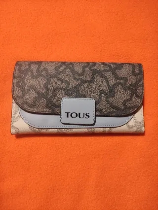 Billetero Tous Beige y Marrón