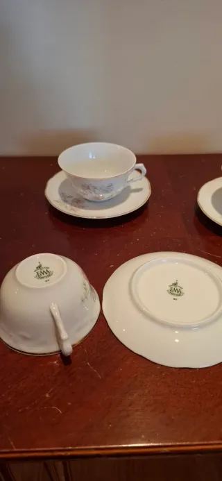 Tazas de café Vista Alegre con plato