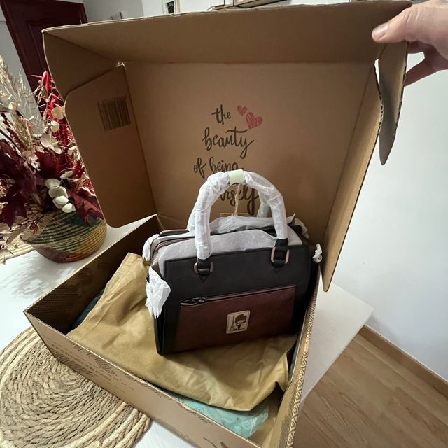 Bolso Anekke Parisian Negro y Marrón