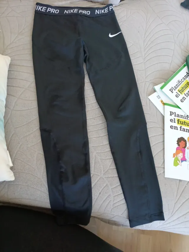 Mallas Nike Pro niña negras