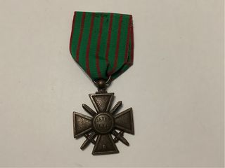 Medalla Cruz de Guerra 1914-1918 Francesa