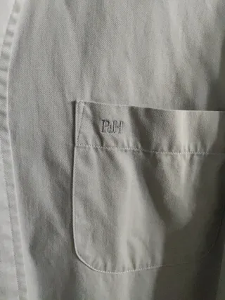 Camisa gris manga larga