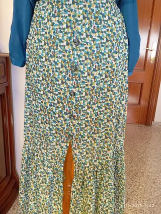 Conjunto midi estampado