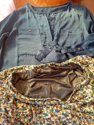 Conjunto midi estampado