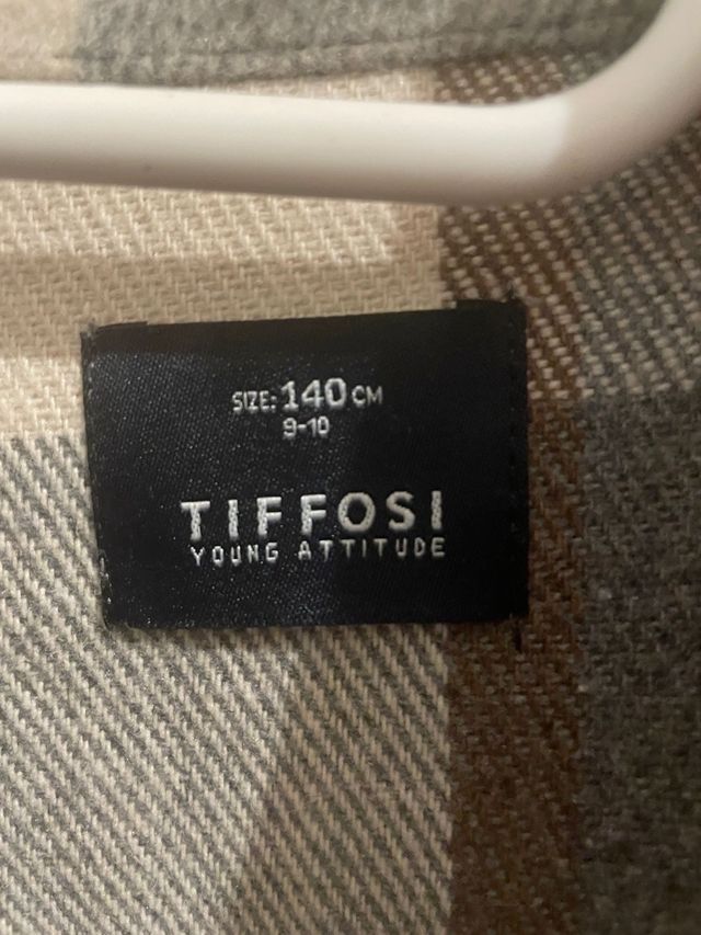 Camisa Gruesa Tifossi Cuadros Niña 140cm