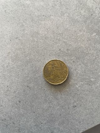 Moneda 20 céntimos RF 1999