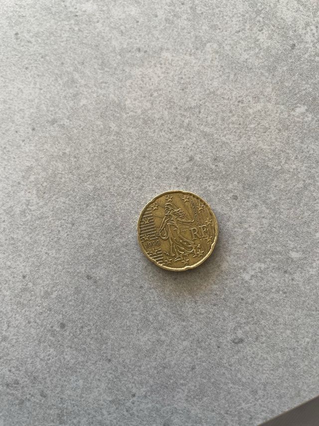 Moneda 20 céntimos RF 1999