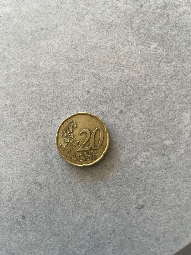 Moneda 20 céntimos RF 1999