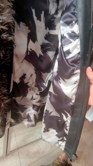 Chaleco Piel Zorro Plateado Auténtico