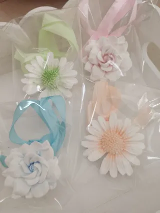 25 Ambientadores Cerámica Flores