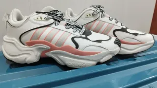 Zapatillas Adidas Talla 40 Blancas Rosas