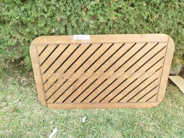 Parrilla Tablero Ducha Madera