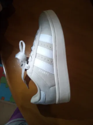 Adidas Bambas Mujer Talla 36 Beige