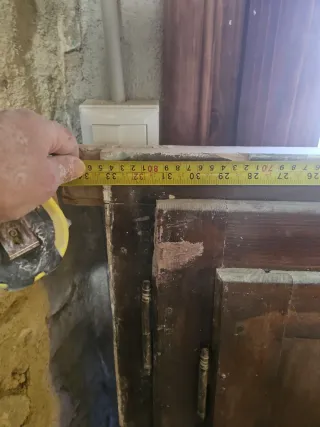 Ventana de madera antigua