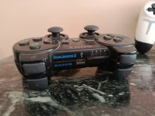 2 Mandos. DualShock 3 PS3 Sony negro +blanco