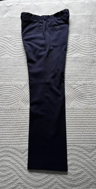 Chaqué azul completo + chaleco