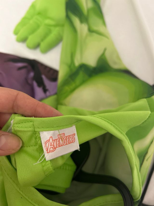 Disfraz Hulk Niño 5-6 Años