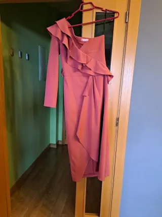 Vestido rosa para eventos