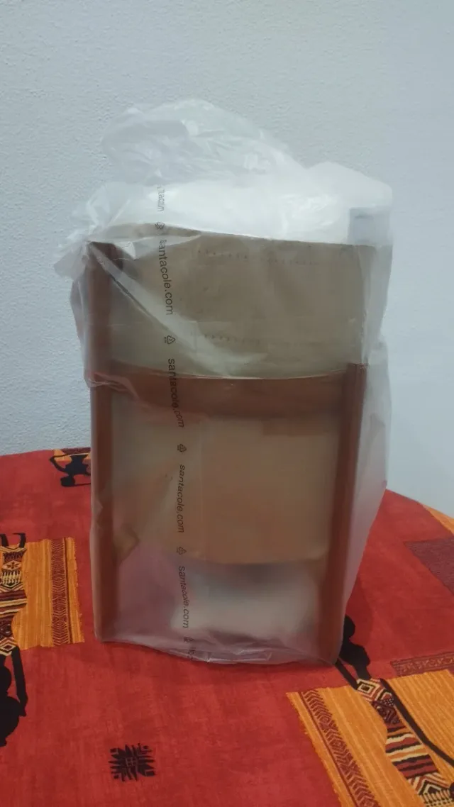 Cesta Santa & Cole Beige/Marrón Plástico