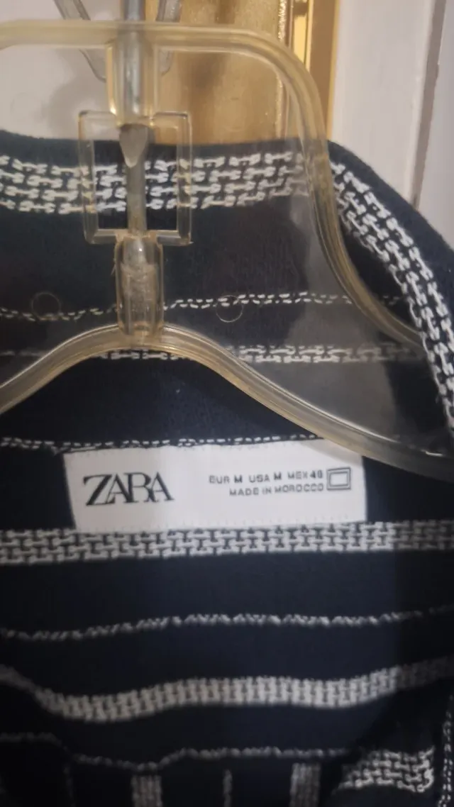 Camisa Zara Rayas Talla S
