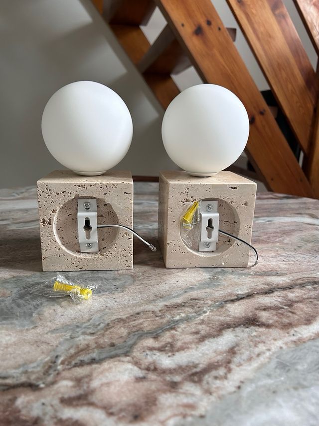 Lámparas de pared Travertino Sin Usar