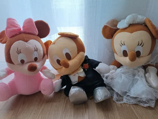Peluches Mickey y Minnie de Boda