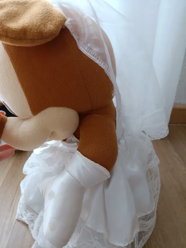 Peluches Mickey y Minnie de Boda